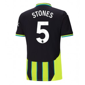 Manchester City John Stones #5 Venkovní Dres 2024-25 Krátký Rukáv